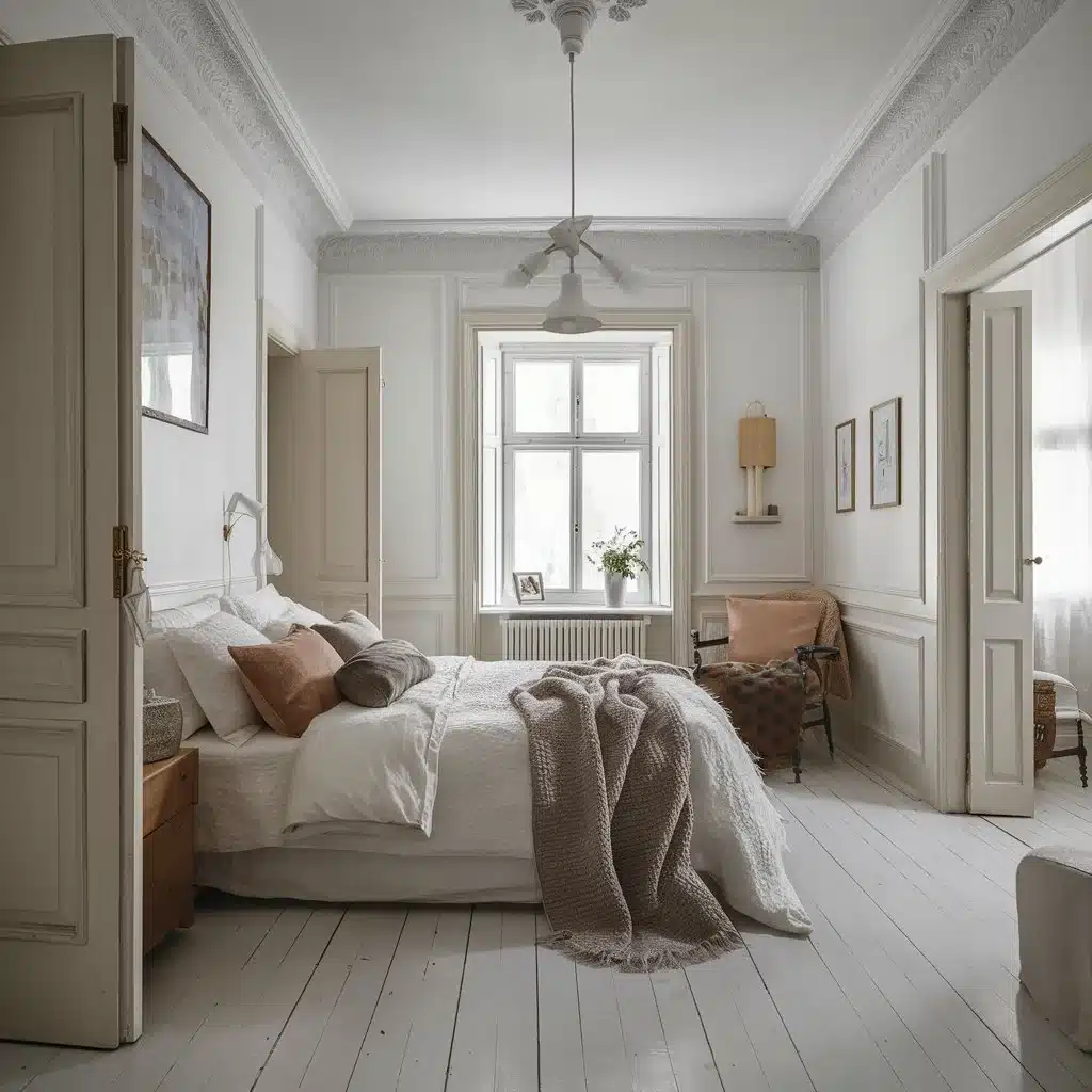 Classic White Walls for white bedroom