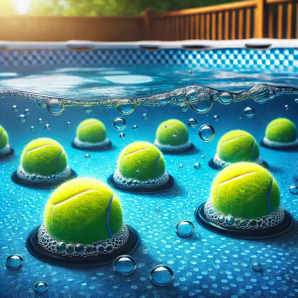 Tennis Balls for Oil Removal