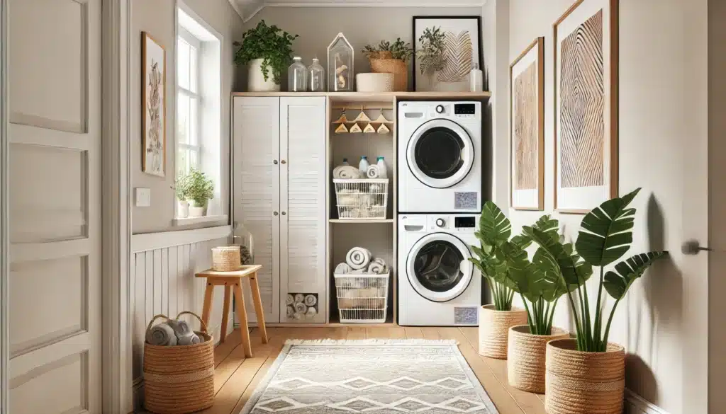 Styling Your Stacked Laundry Room