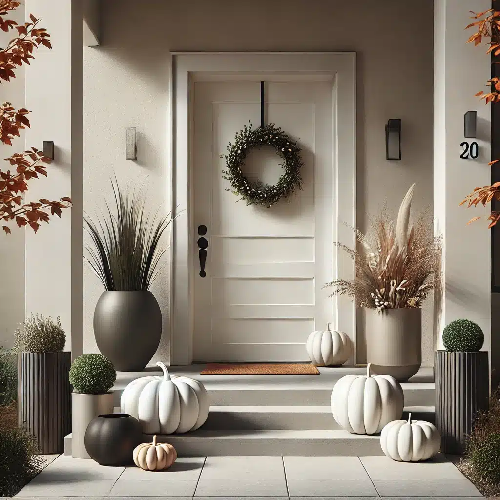 Modern Fall Front Porch Decor