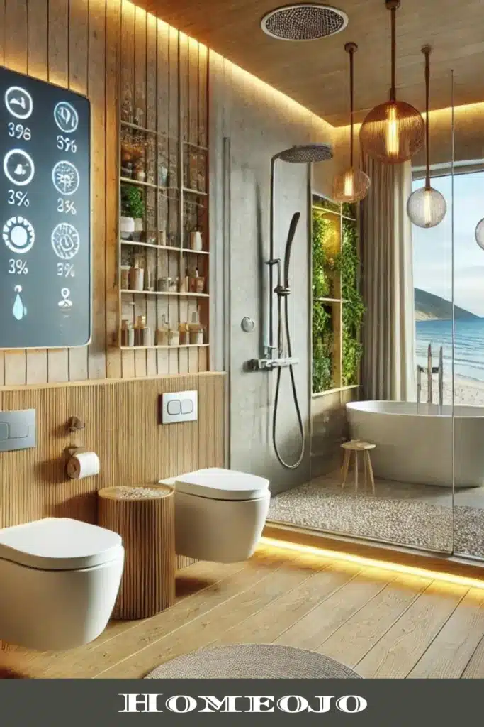 Water-Saving Shower for coastal bathroom