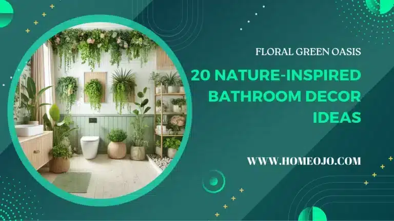 Nature-Inspired Bathroom Decor Ideas-Home ojo