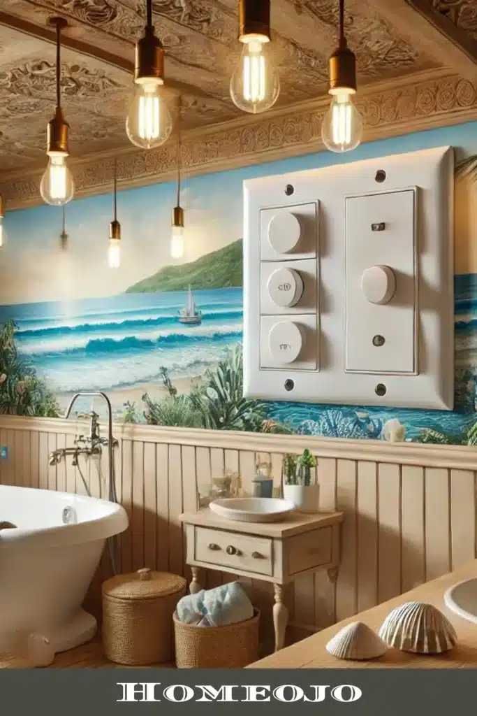 dimmer switch for coastal bathroom