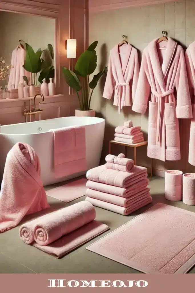 towels for girly bathroom 