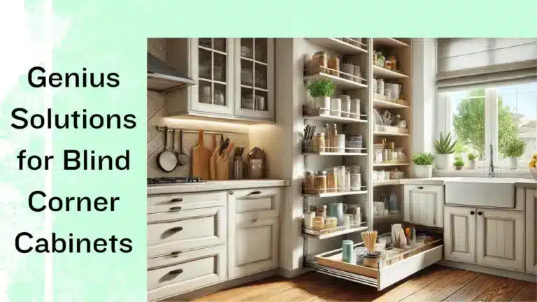 Maximize Your Kitchen Space: Genius Solutions for Blind Corner Cabinets