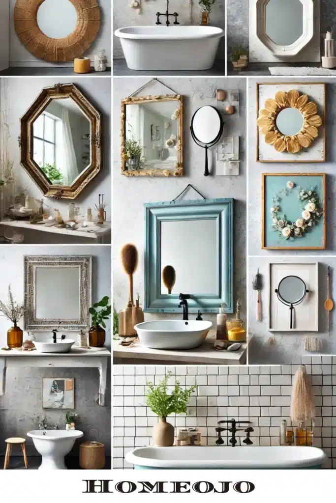 Low-Cost Mirror for small bathroom