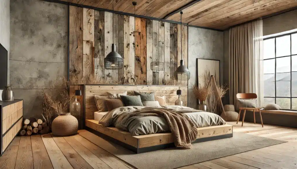 Modern Rustic for interior bedroom 