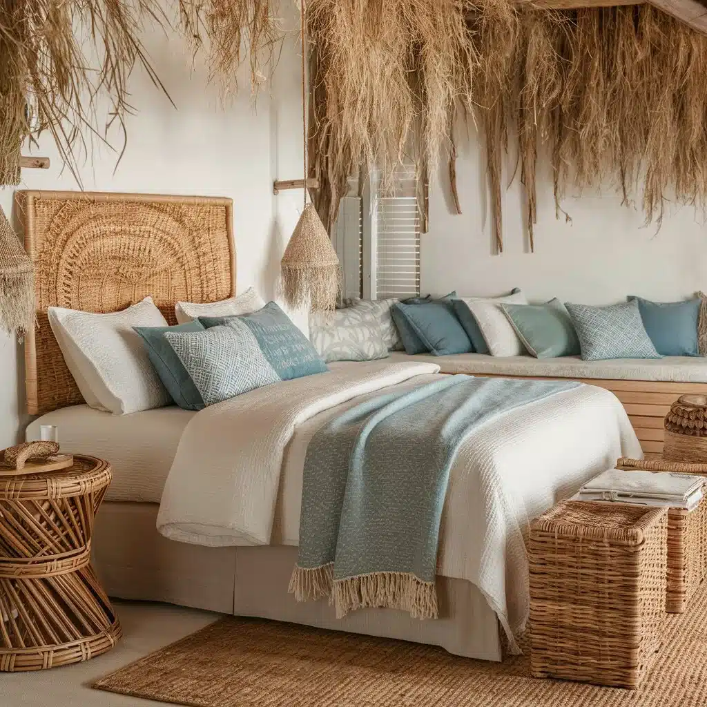 Natural Textures for beachy bedroom