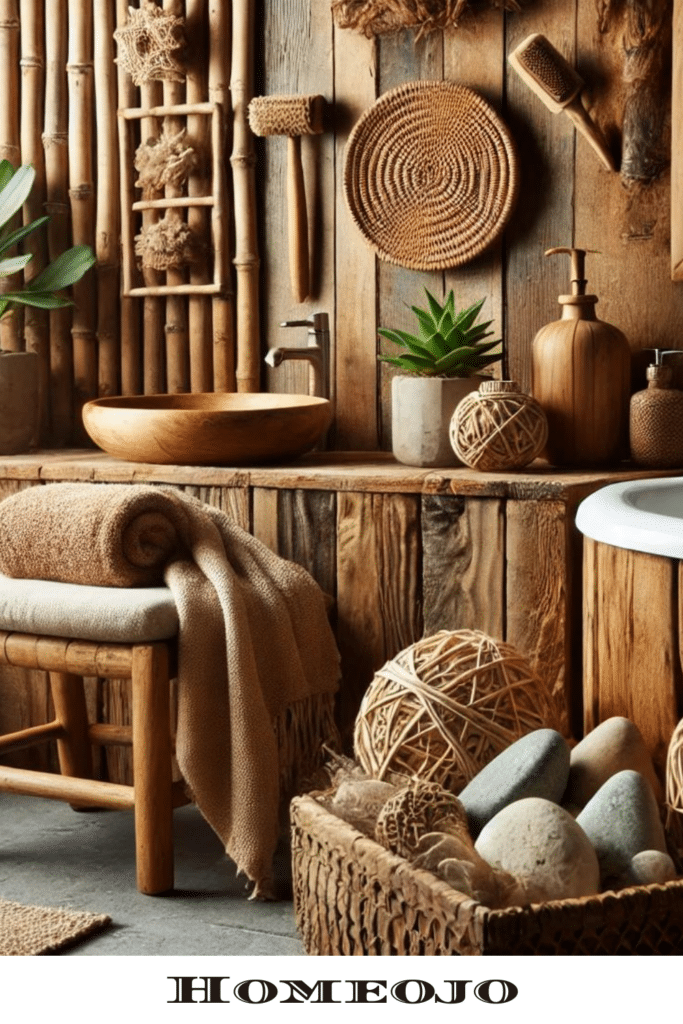 Natural Materials for bathroom