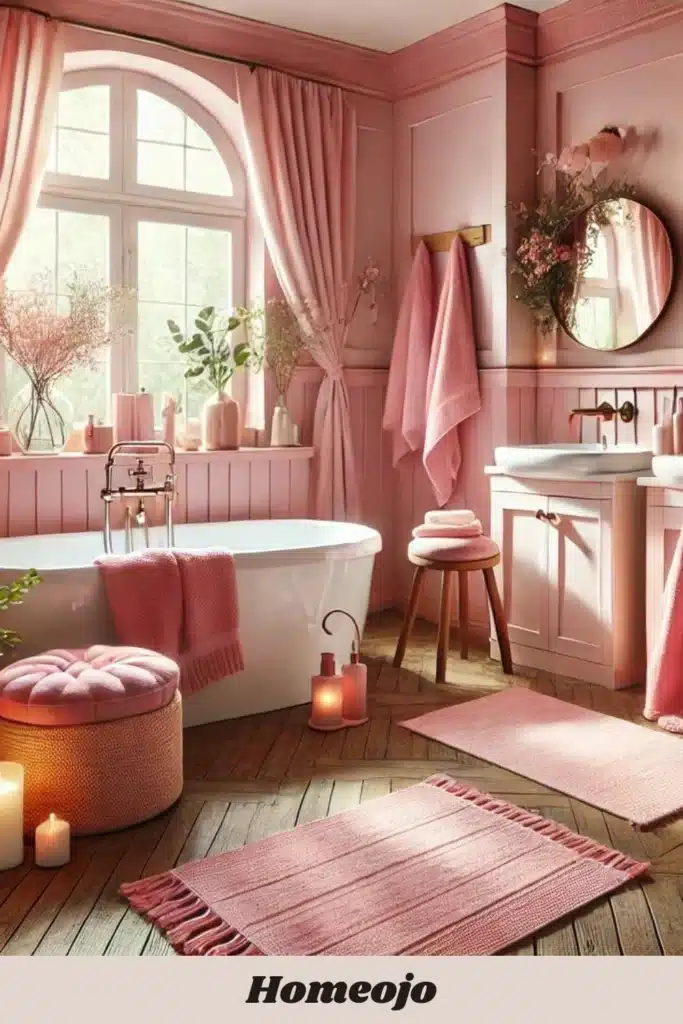 Towels and Rugs for girly bathroom