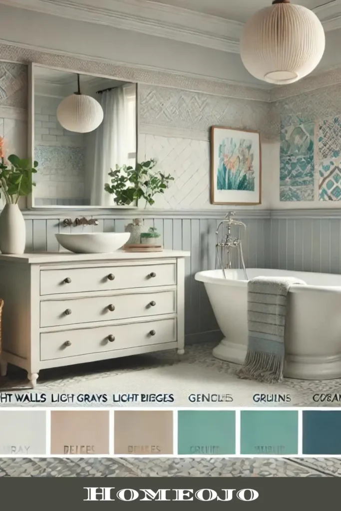 Popular Coastal Colors for bathrom