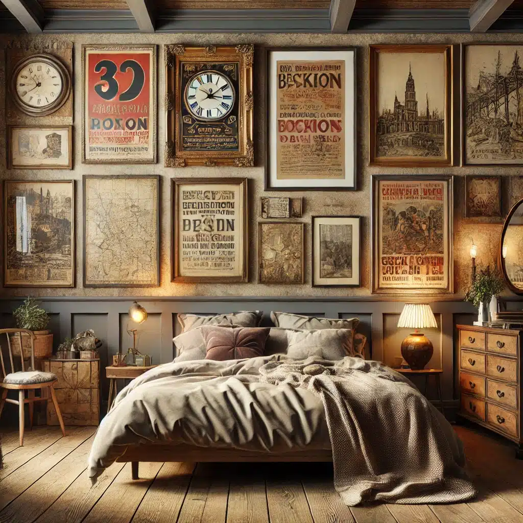 Vintage and Antique Finds wall art for bedroom