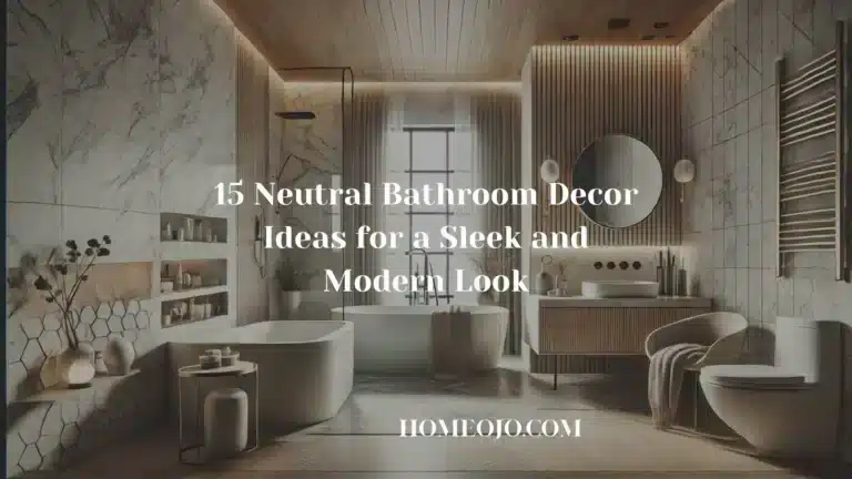 Neutral Bathroom Decor Ideas-Homeojo.com