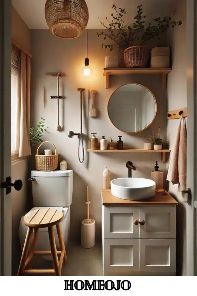 Small bathroom with simple look