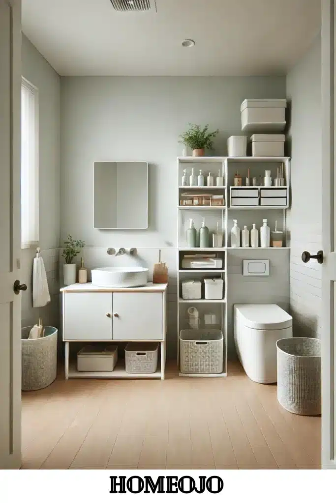 Storage cabinets for small bathroom