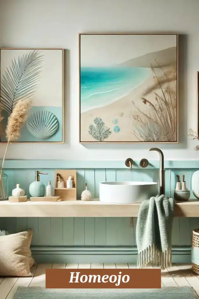 Beachy Paradise bathroom