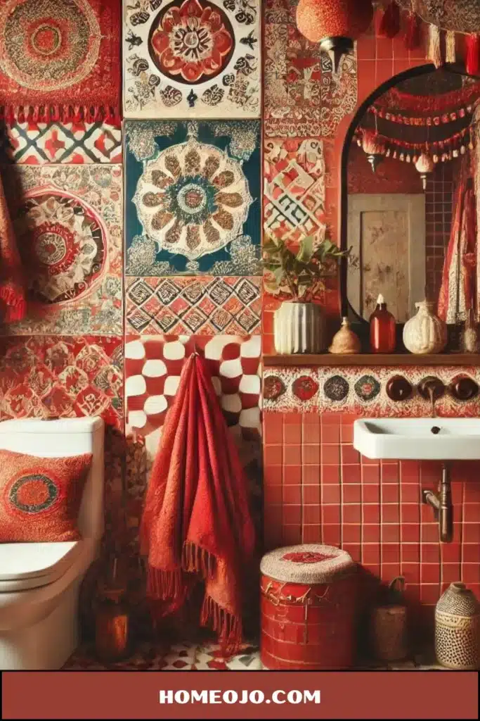 Fabrics for bathroom decor