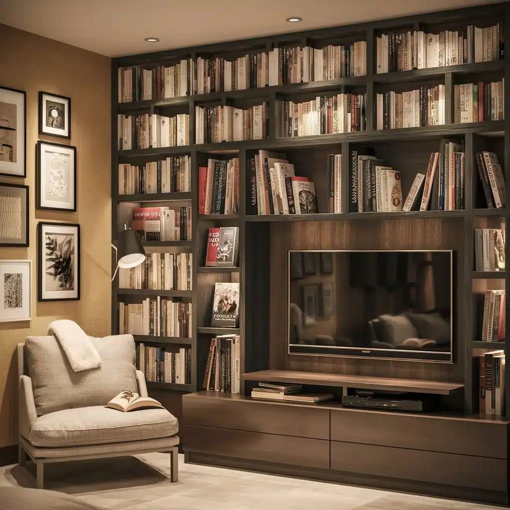 Bookshelf TV Wall for living room