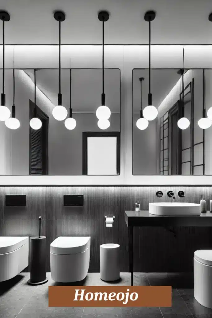 Modern lighting for bathroom