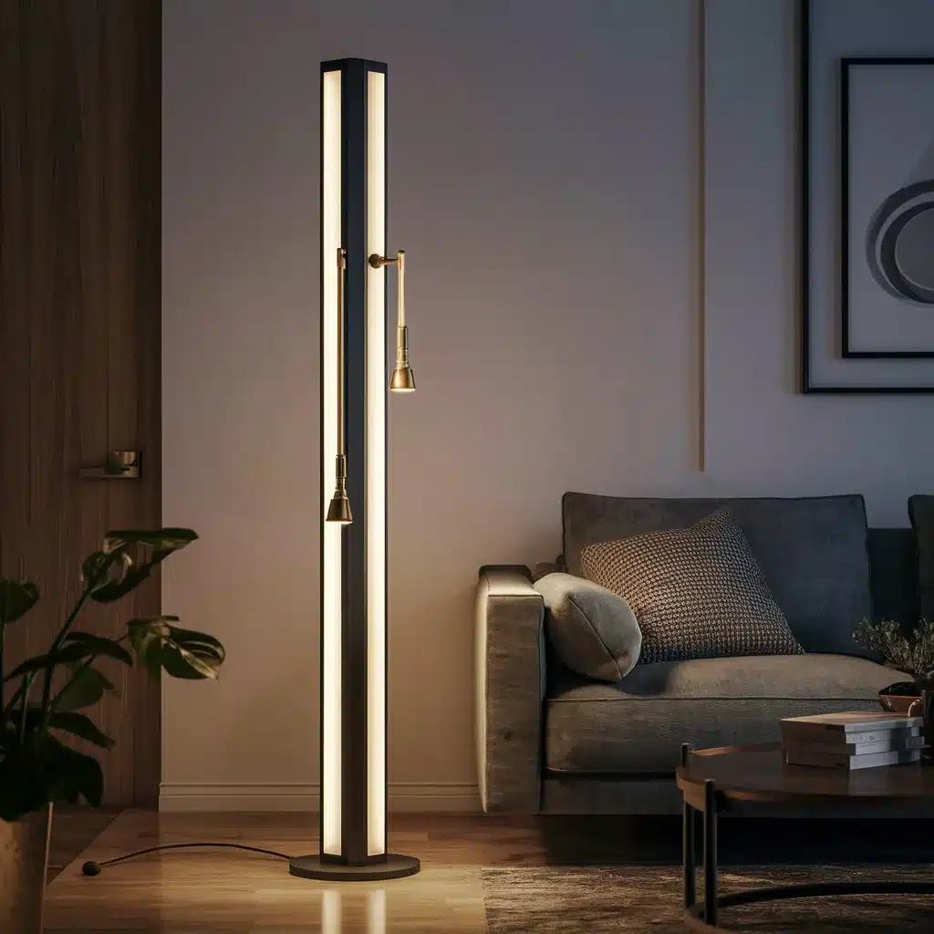 Column LED Floor Lamp