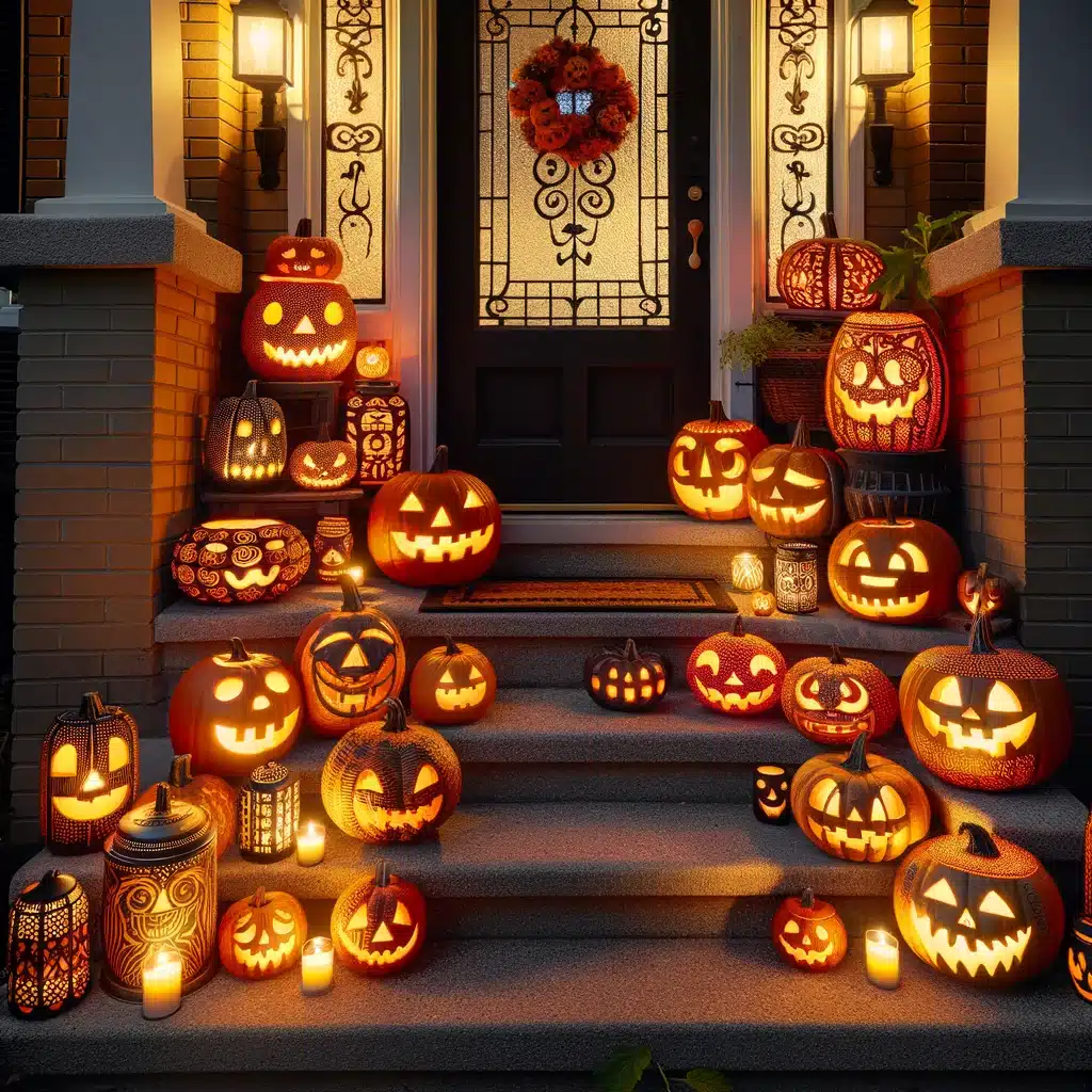 Pumpkins and Jack-o'-Lanterns