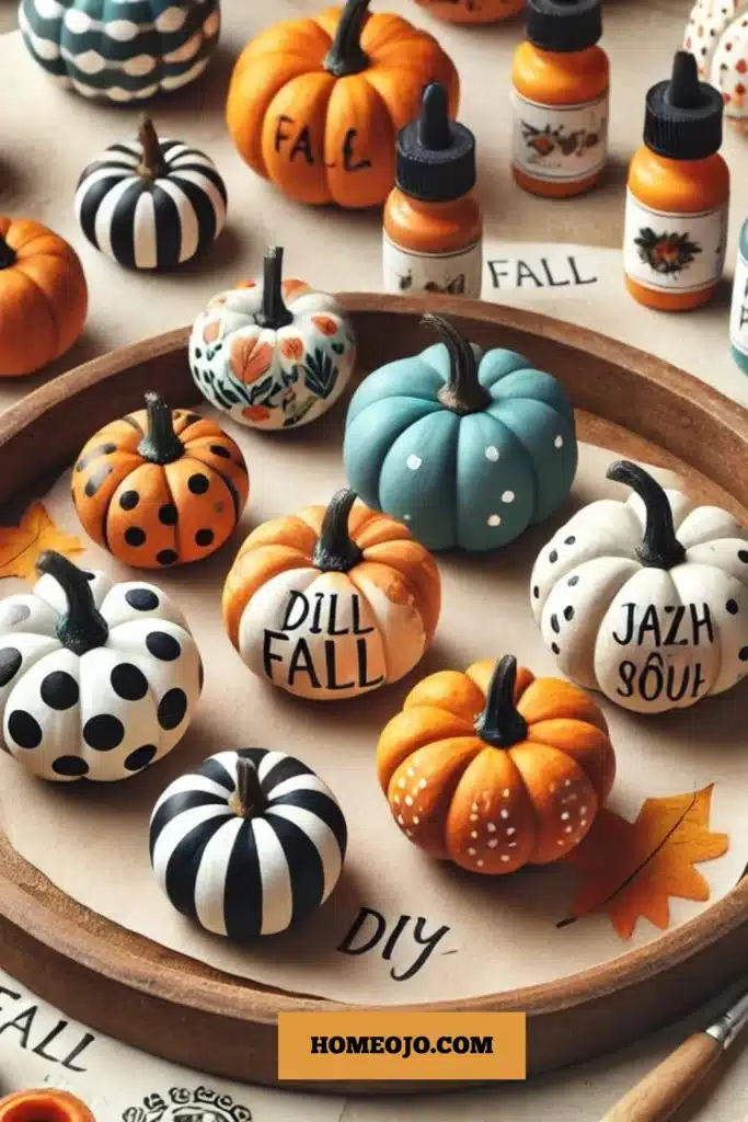 Pumpkins for kitchen decor