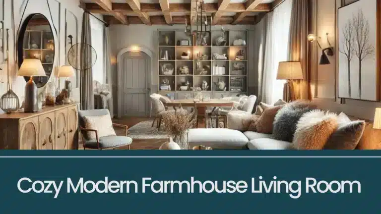 Design a Cozy Modern Farmhouse Living Room with These Simple Steps!