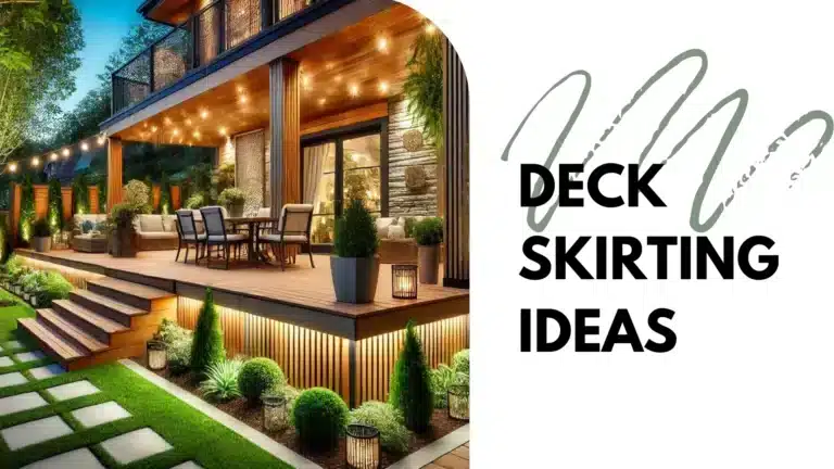 Jaw-Dropping Deck Skirting Ideas You’ll Wish You Tried Sooner!