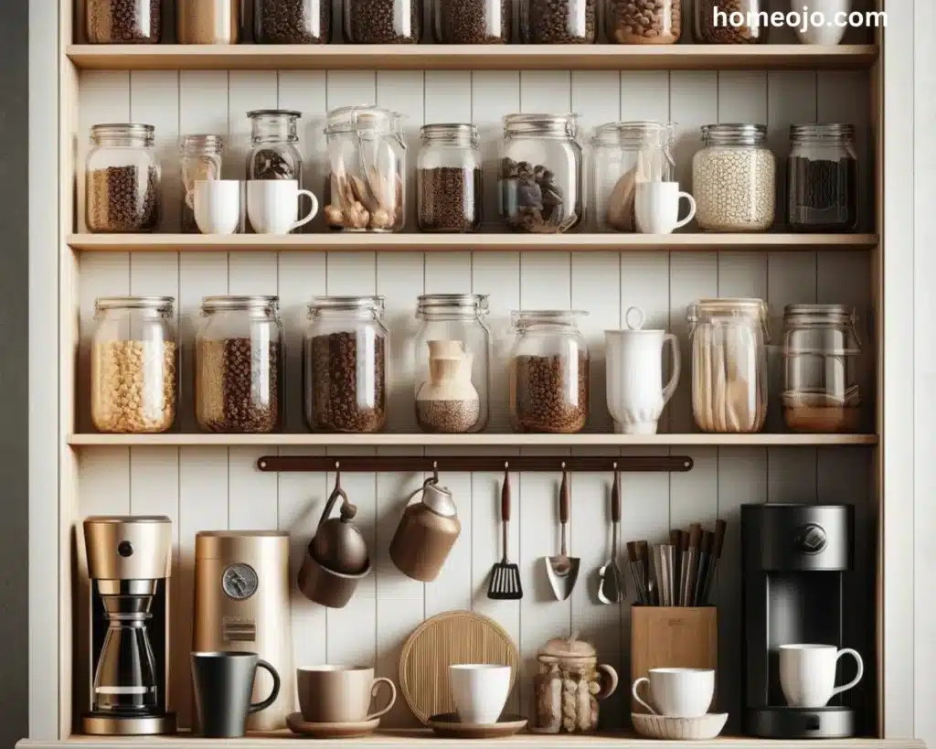 The Open Shelf Coffee Cabinet