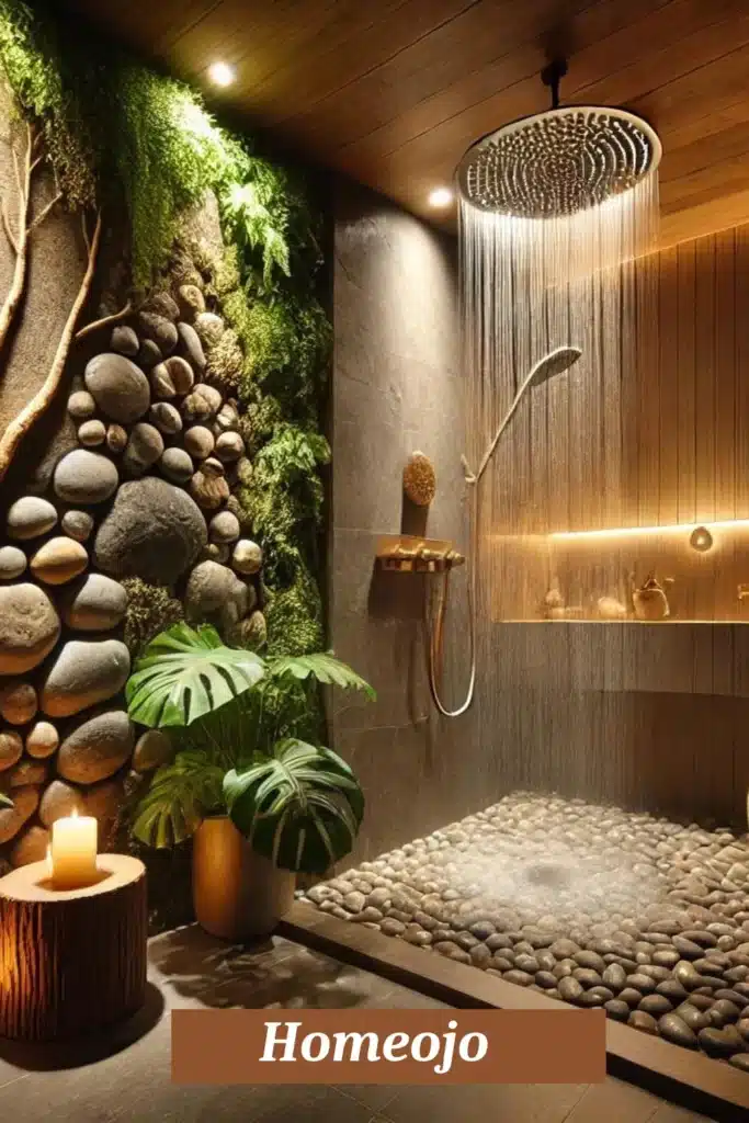 waterfall showerhead for teen girl bathroom