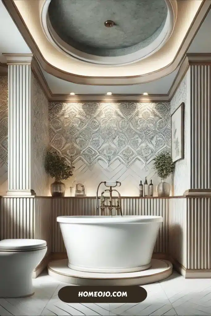 Fancy pendant tub