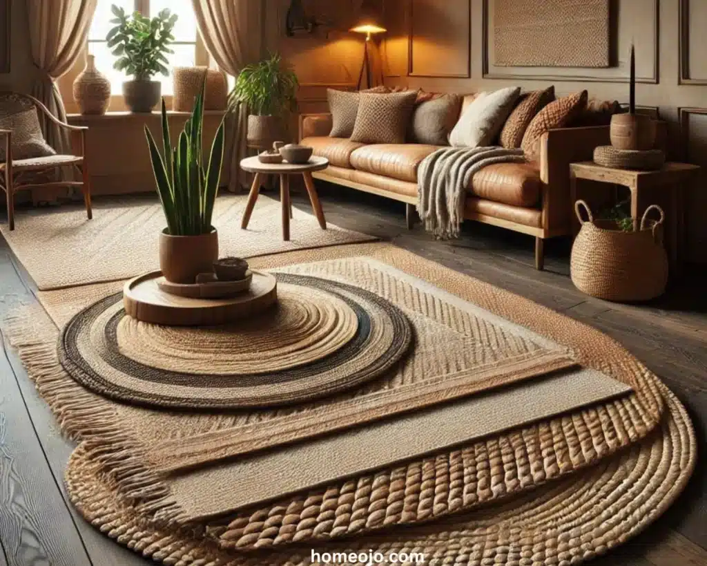 Layer with Rugs and Carpets