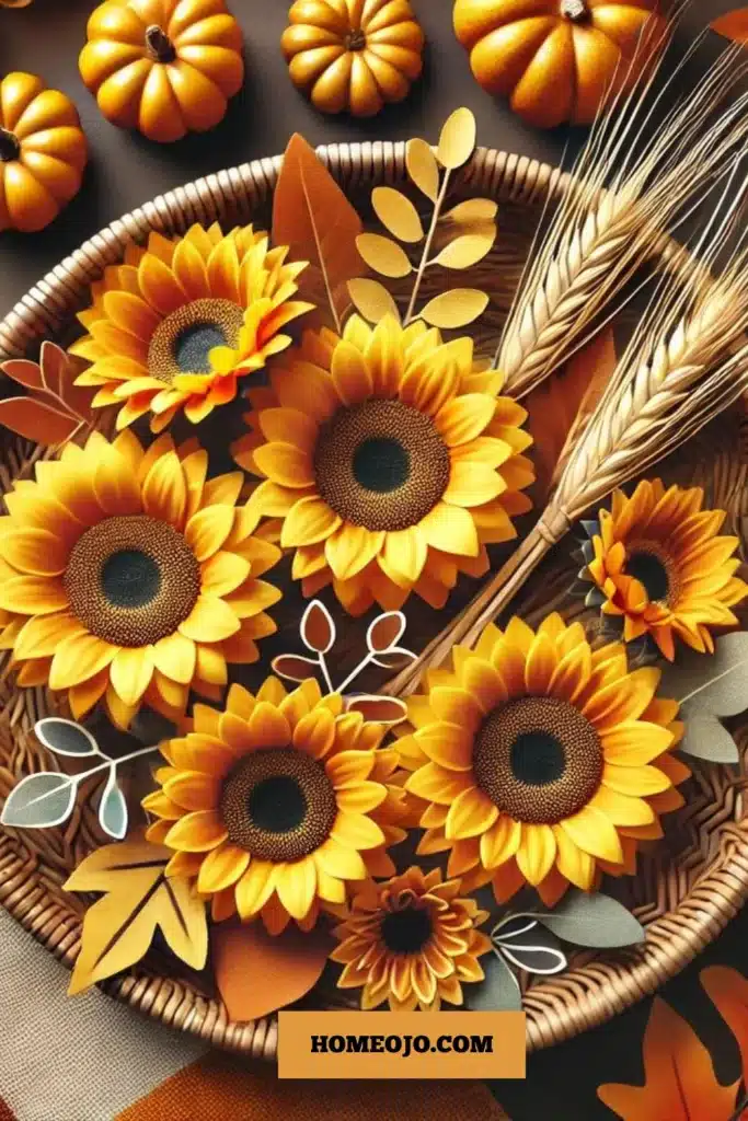 Sunflowers for kitchen decor