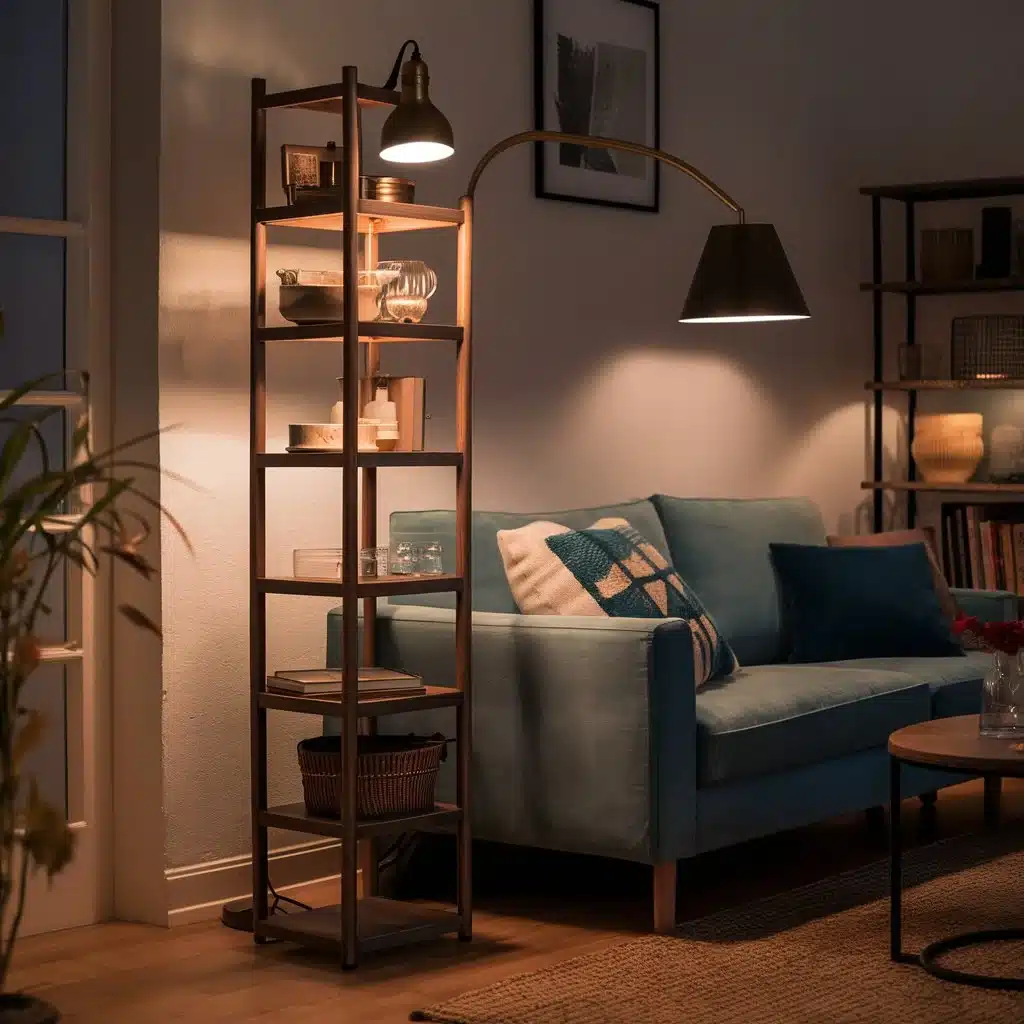 Shelving Floor Lamps for living room