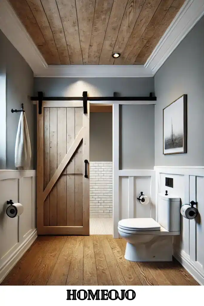 Barn Doors for small bathroom