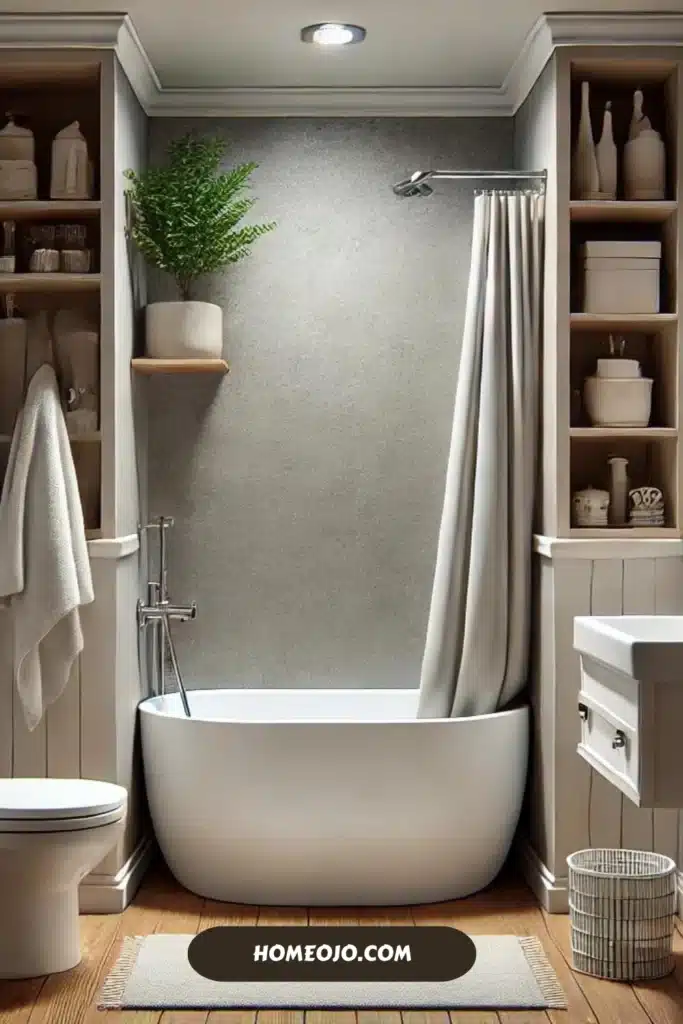 Small freestanding tub for remodel bathroom