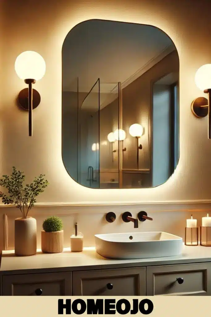 Soft Lighting For Couple Bathroom