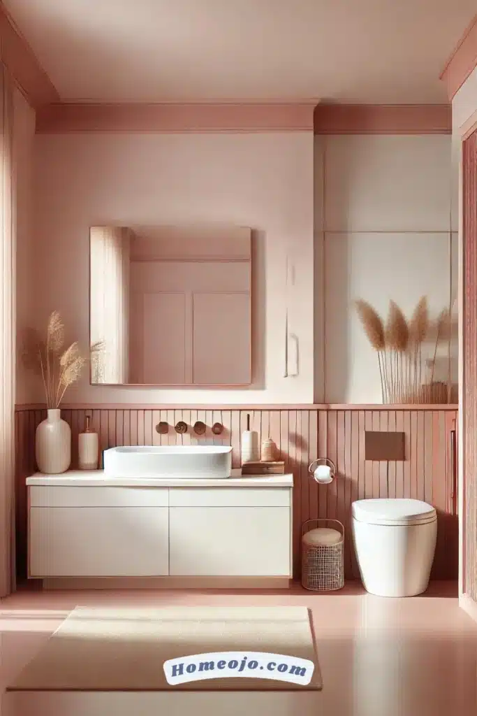 Pale Pink color for bathroom