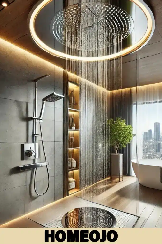  Rain shower for couple bathroom