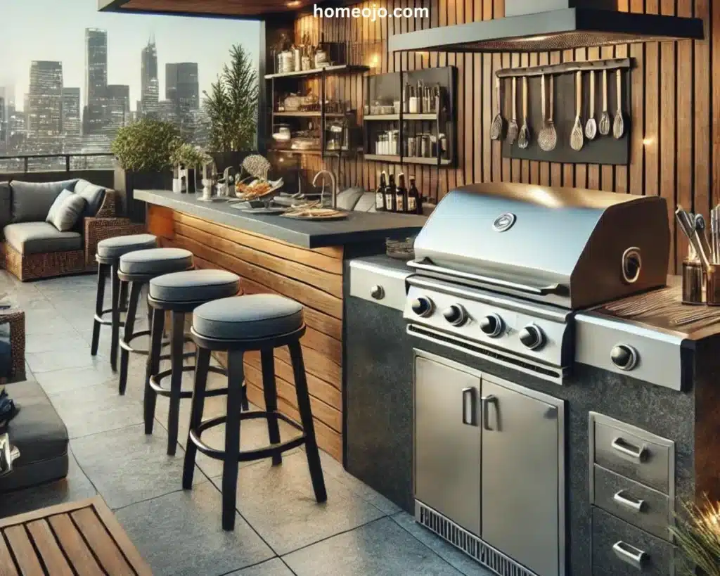 outdoor kitchen