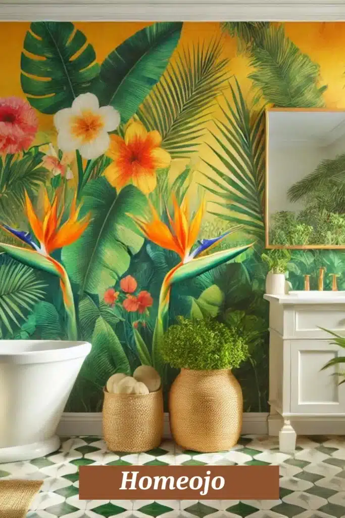 Tropical Oasis bathroom