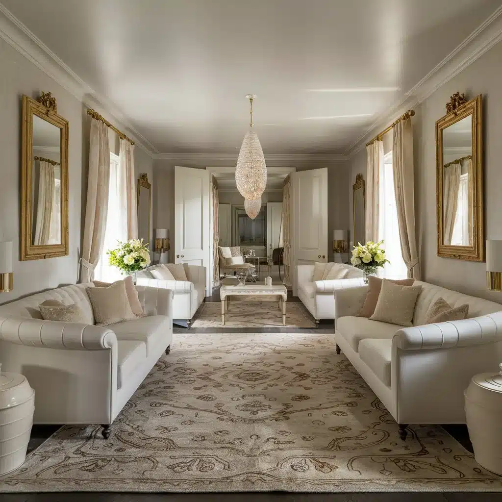 French Country Living Room Interior With Beautiful Daylight Glow