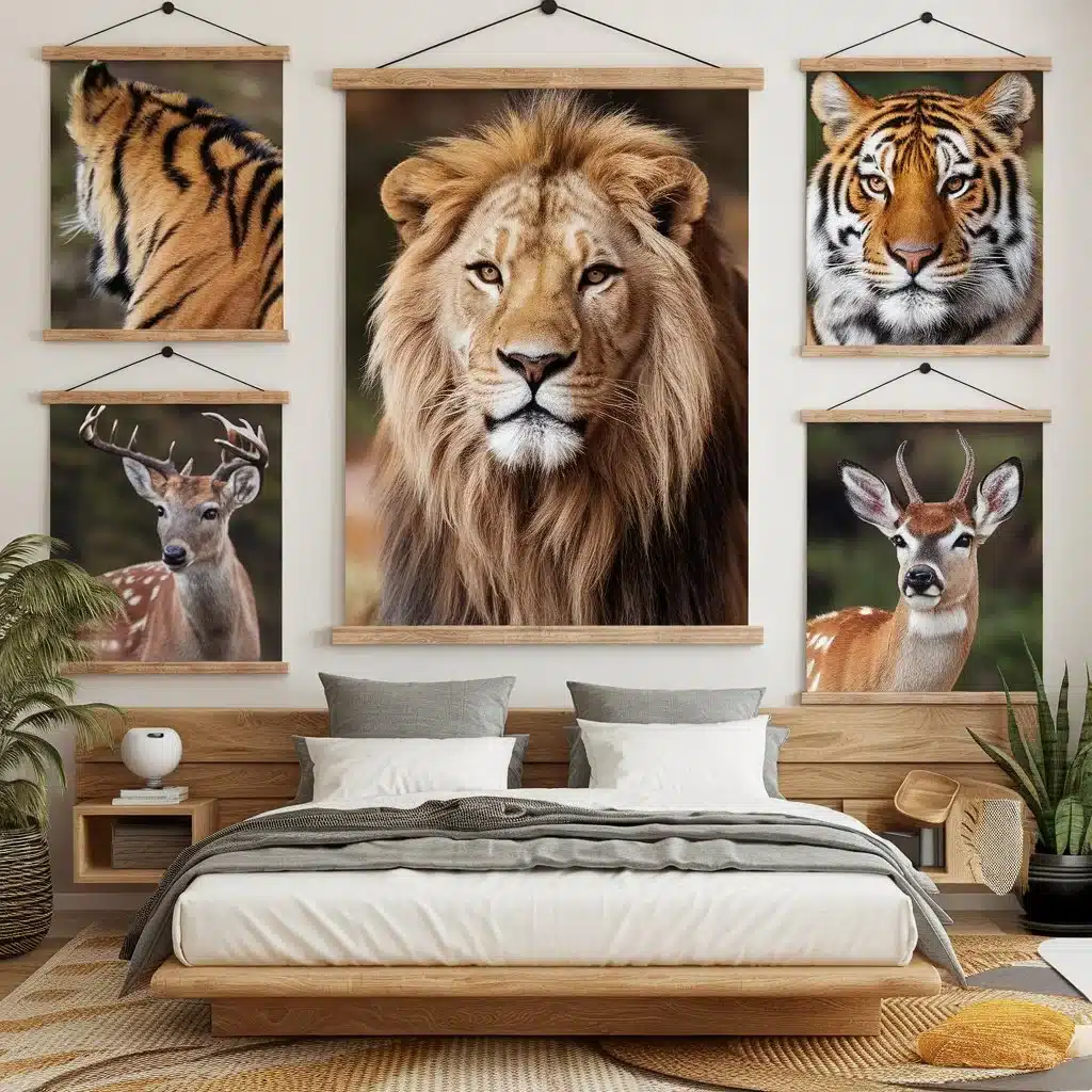 Animal Prints for men's bedroom