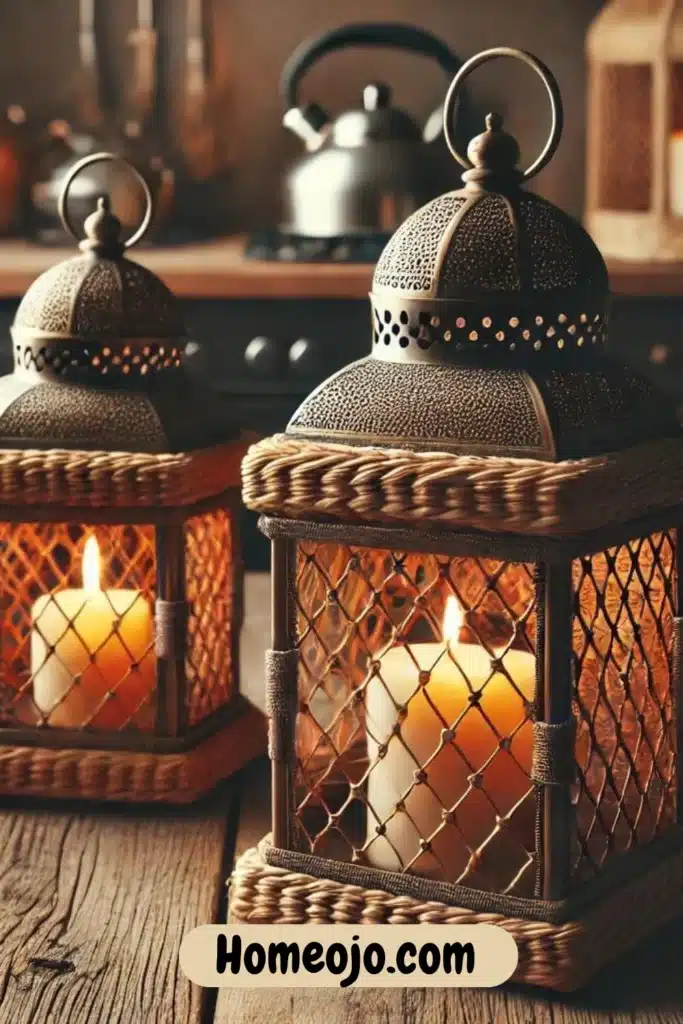 Lanterns for kitchen decor