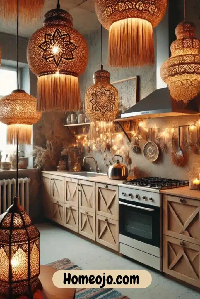 Bright lights for kitchen decor