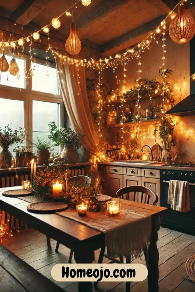  Lighting for bohemian kitchen