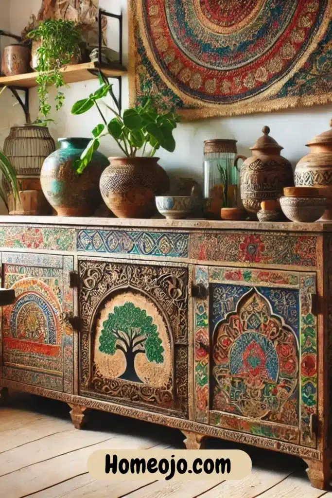 Sideboards and buffets for bohemian kitchen