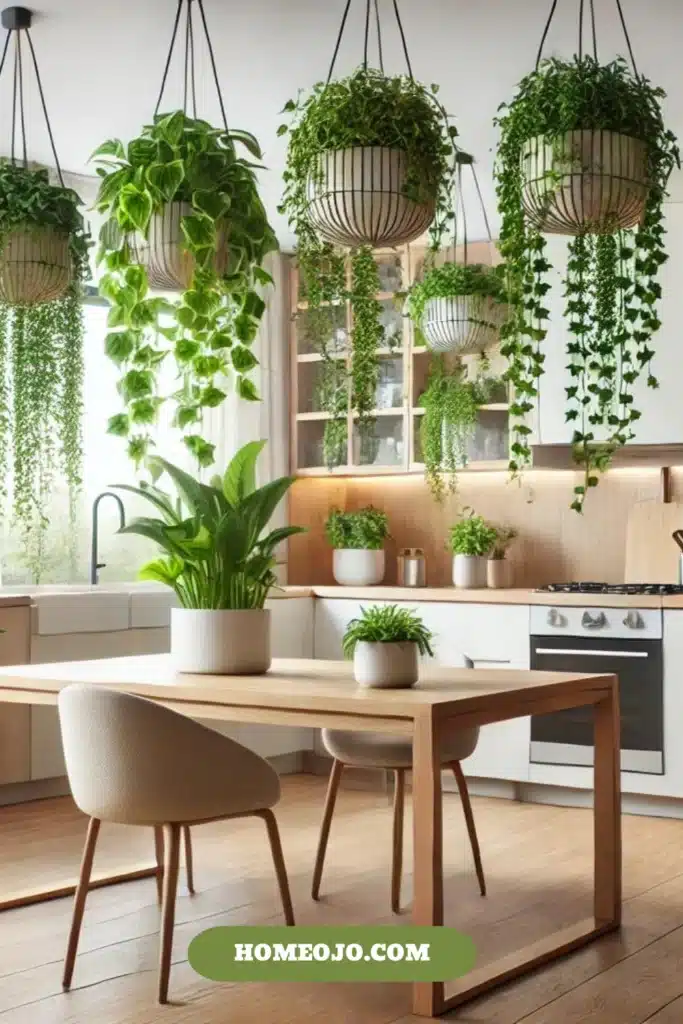 Hanging plant baskets