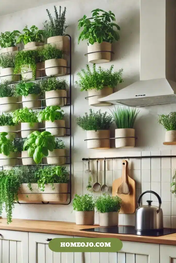 Herb garden for kitchen