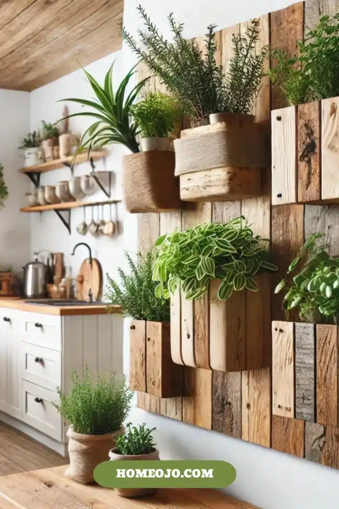 Reclaimed wood for kitchen 